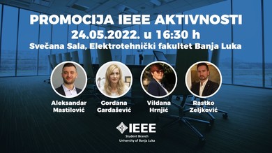 Промоција активности IEEE студентског огранка Универзитета у Бањој Луци