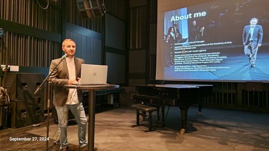 Assistant Professor Mastikosa Gave a Lecture at the Royal College of Music in Stockholm