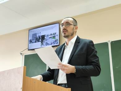  Docent Ožegović held a lecture on Lomonosov