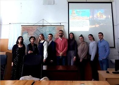 Russian Students Visit the UNIBL Faculty of Natural Sciences and Mathematics