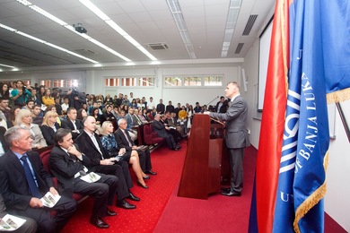 Održan prvi zajednički akademski čas za brucoše Univerziteta u Banjoj Luci