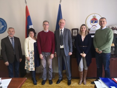 Rector met with Dr Gleb Pilipenko